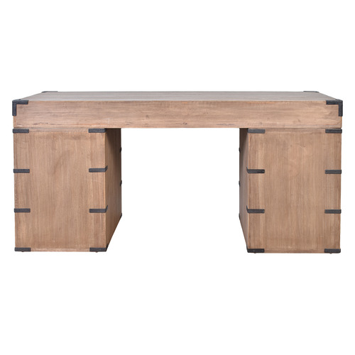 Belmont Reclaimed Elm Wood Office Desk