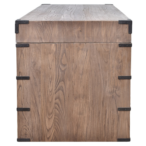 Belmont Reclaimed Elm Wood Office Desk