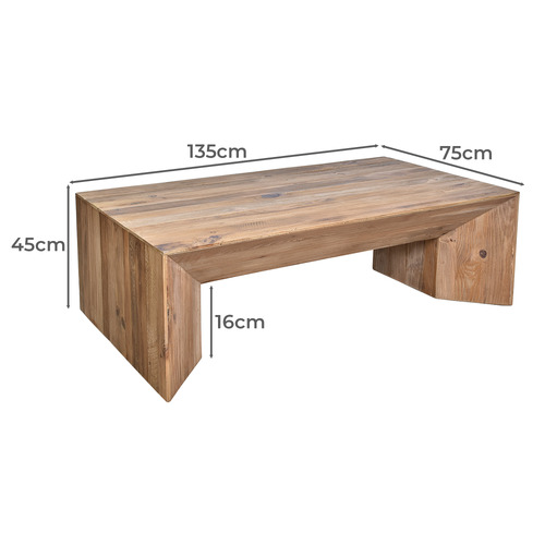 Brighton Recycled Pine Wood Coffee Table