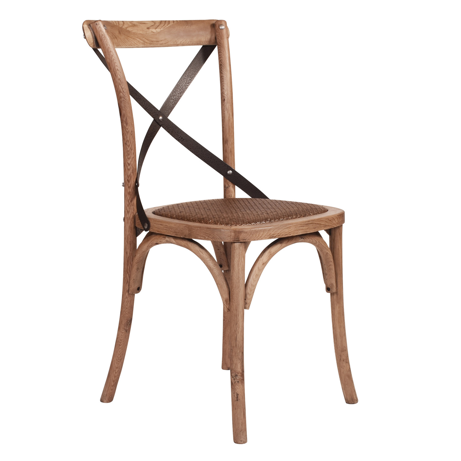 Cross-Back-Oak-Wood-Dining-Chairs