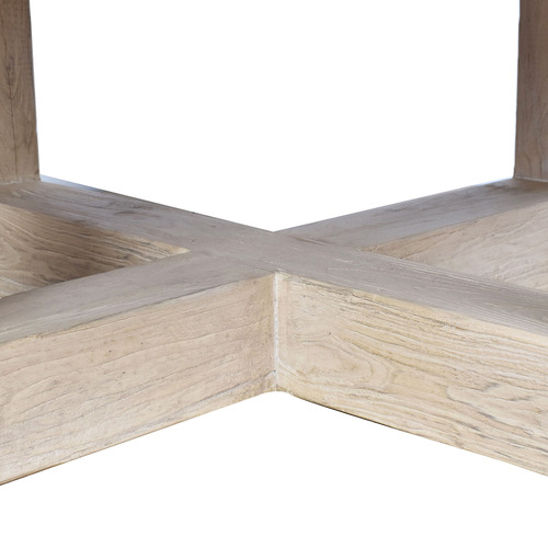 Rollins Square Recycled Elm Wood Coffee Table