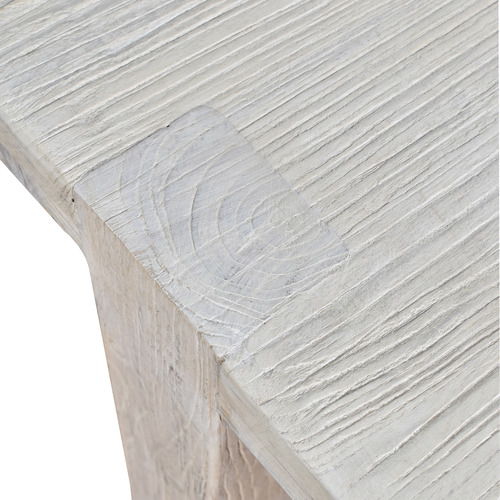 Rollins Square Recycled Elm Wood Coffee Table