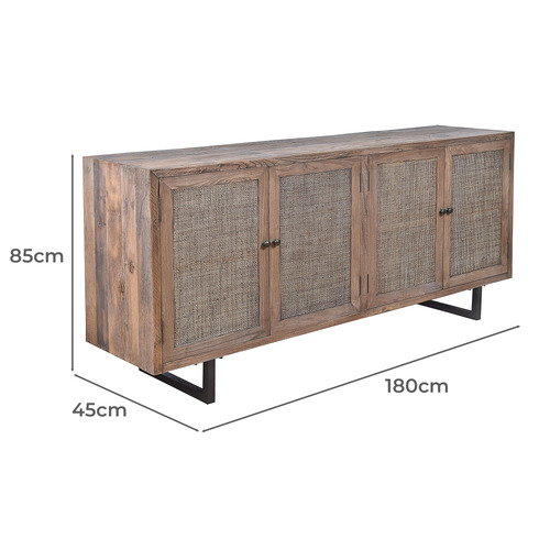 Elodie Reclaimed Elm Wood Sideboard