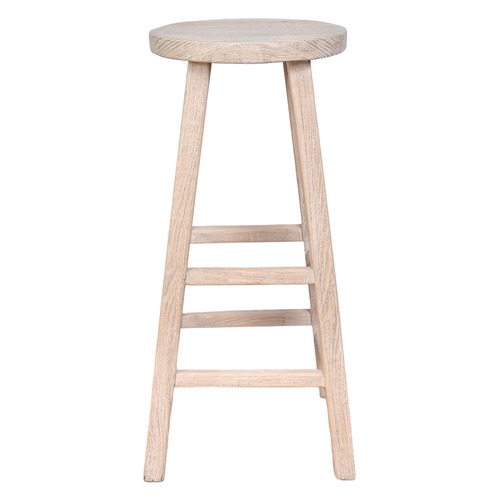 80cm Julius Recycled Elm Wood Bar Stool