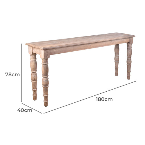 Jayla Reclaimed Elm Wood Console Table