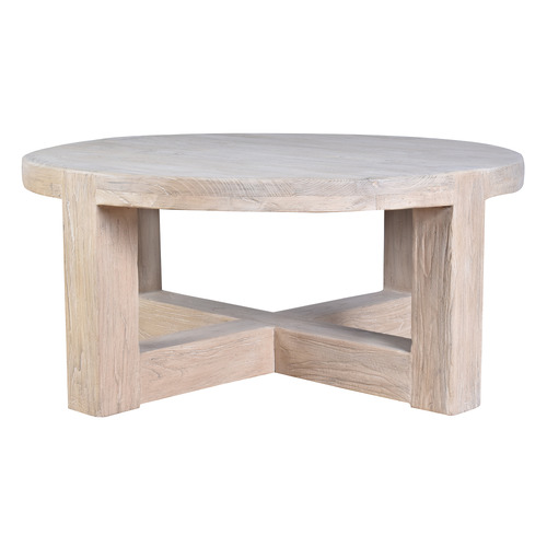 Rollins Recycled Elm Wood Coffee Table