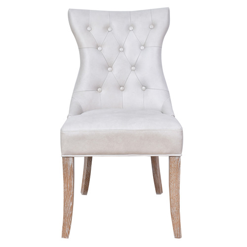 Angeni Cowhide Leather Dining Chair