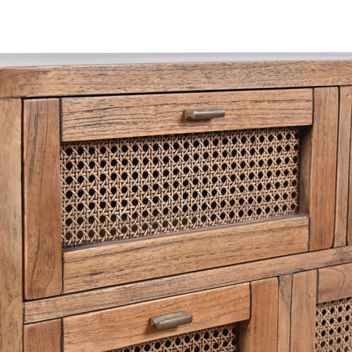 Bradford 9 Drawer Mindi Wood Sideboard