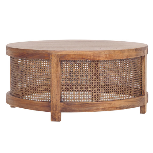 Bradford Round Mindi Wood Coffee Table