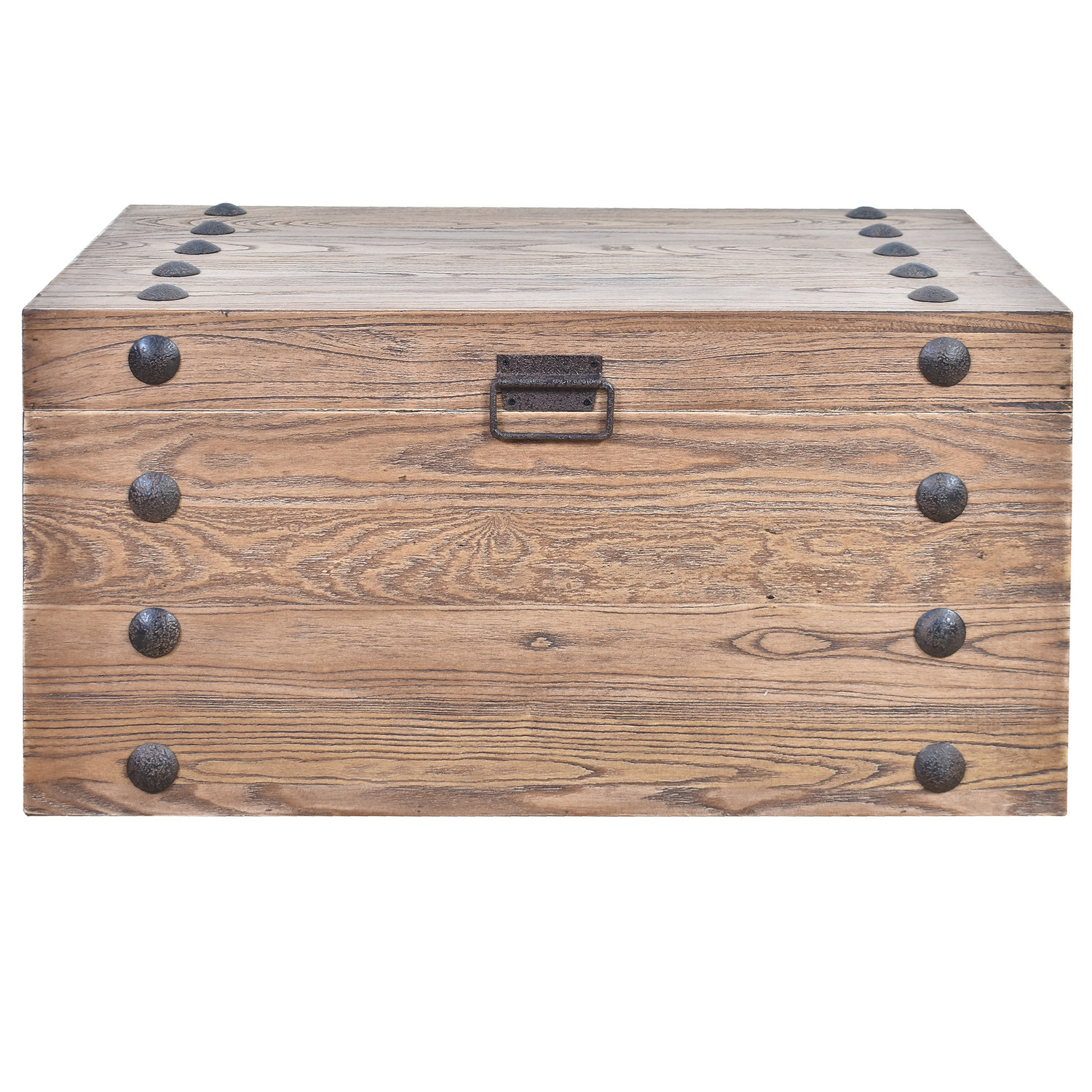Gavin Reclaimed Elm Wood Blanket Box
