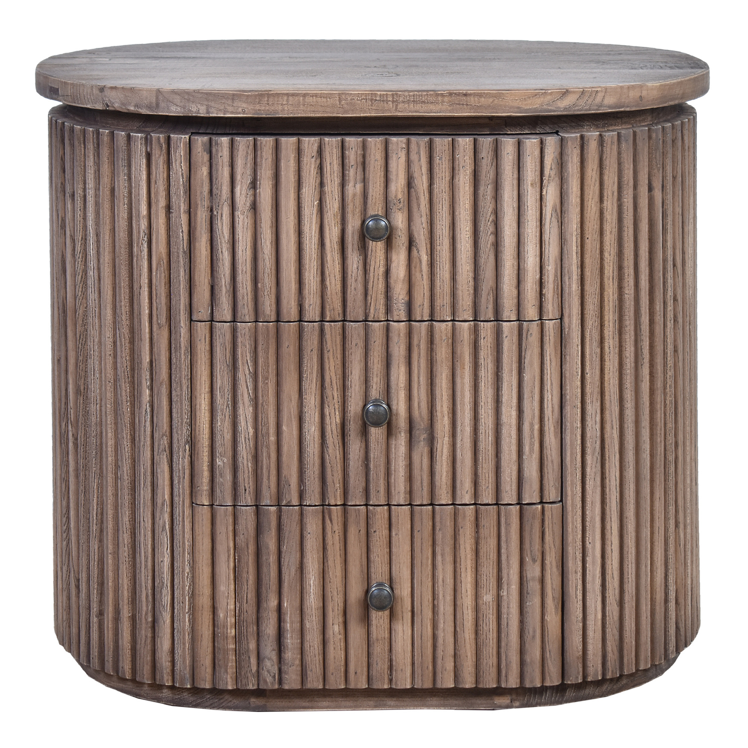 Giovan Reclaimed Elm Wood Side Table