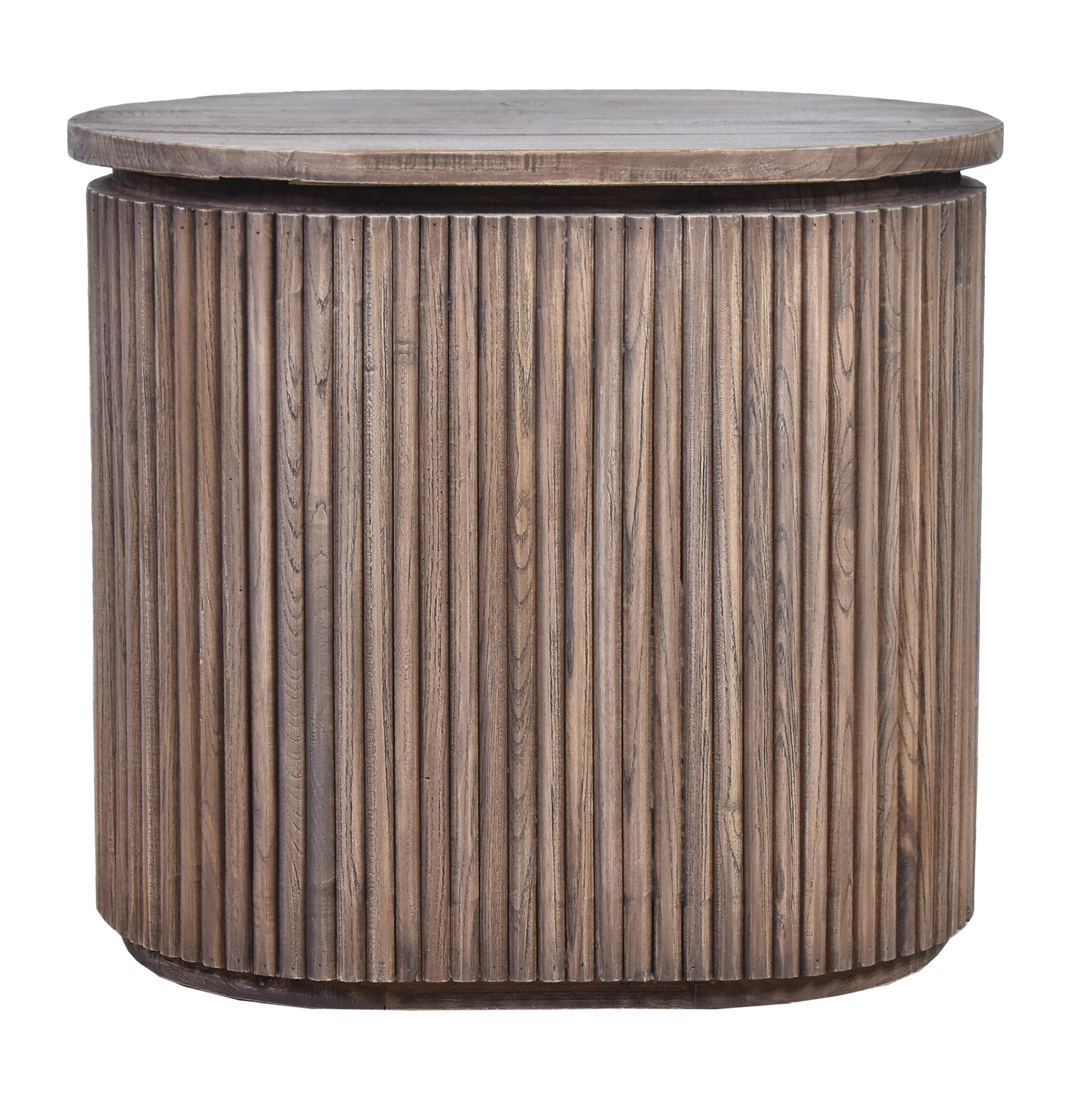 Giovan Reclaimed Elm Wood Side Table