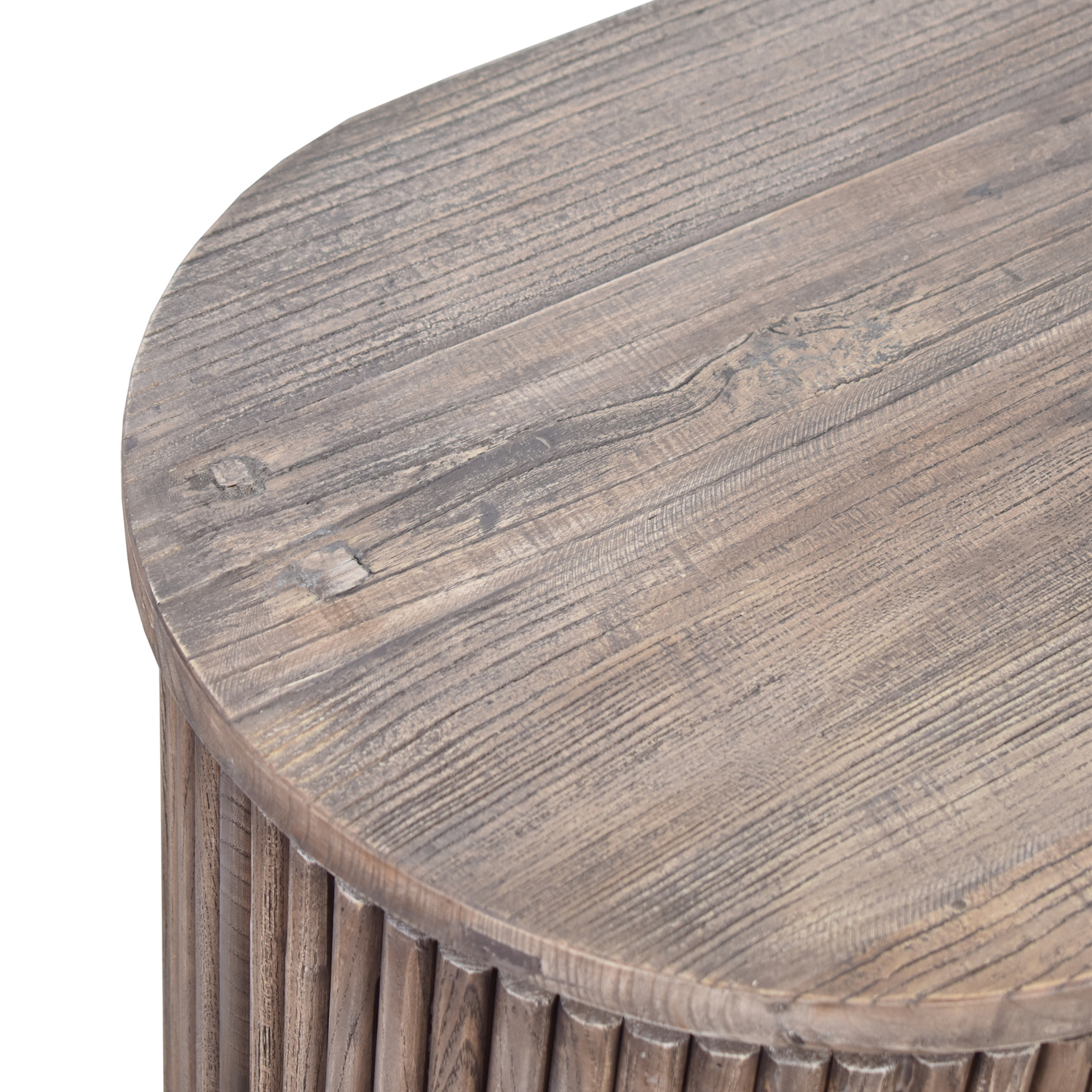 Giovan Reclaimed Elm Wood Side Table