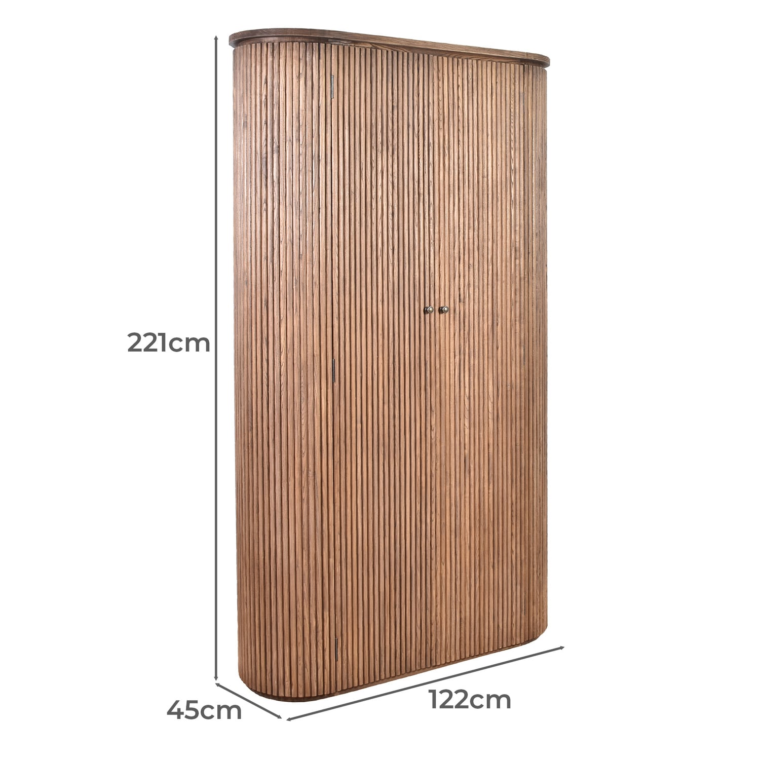 Giovan Reclaimed Elm Wood Cabinet