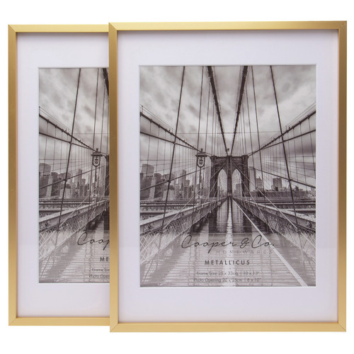 Matte Premium Metallicus 10 x 13" Metal Photo Frames