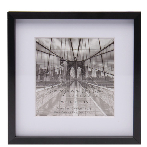 Matte Premium Metallicus 6 x 6" Metal Photo Frames