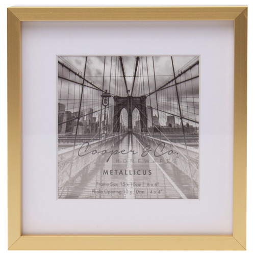 Matte Premium Metallicus 6 x 6" Metal Photo Frames