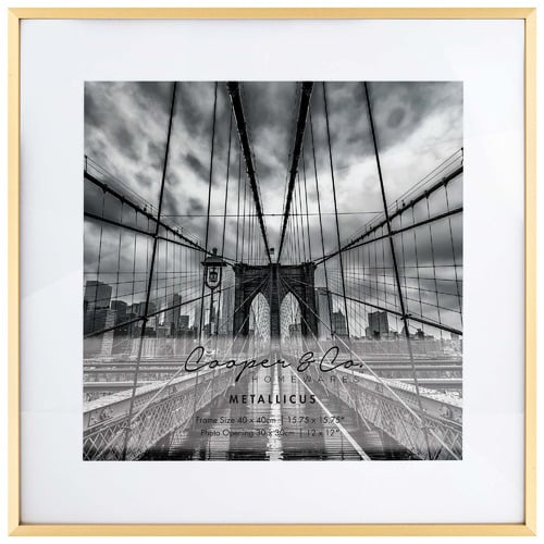 Matte Metallicus Metal Photo Frame