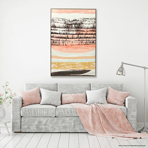 Maddison Lane Horizons Abstract Framed Canvas Wall Art Temple & ster