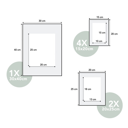 Maddison Lane 7 Piece Instant Gallery Wall Set | Temple & Webster