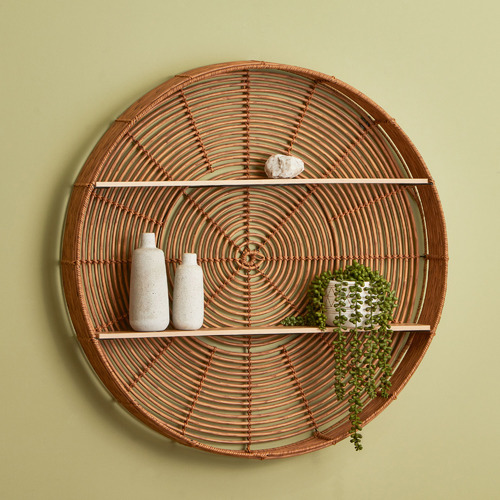 Maddison Lane Lily Rattan Wall Shelf Temple & ster
