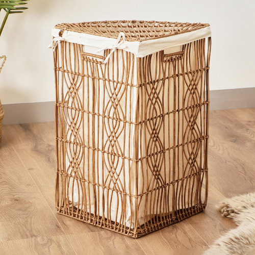 Maddison Lane Matilda PE Rattan Corner Storage Hamper Temple & ster
