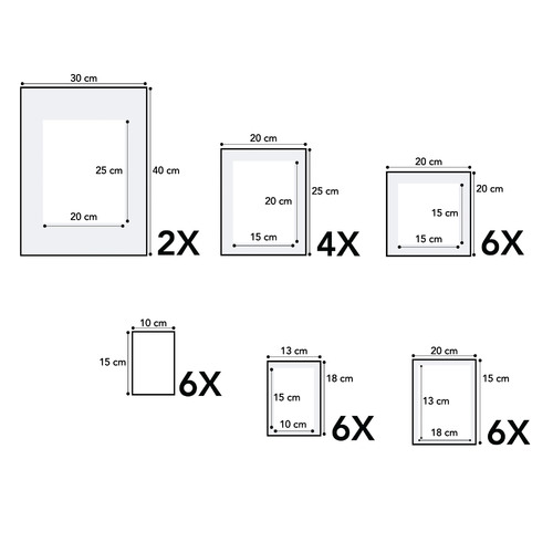 30 Piece Gallery Wall Set