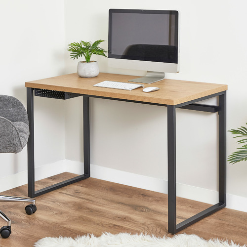 desk with one shelf