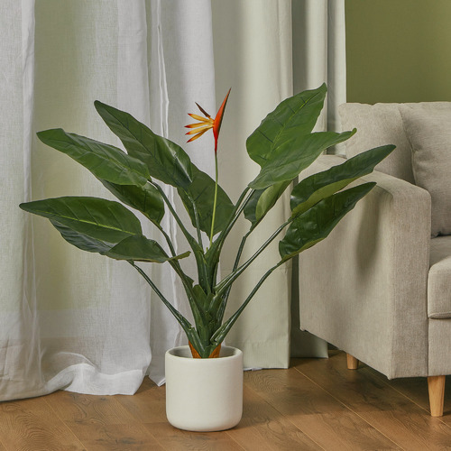 Maddison Lane 85cm Potted Faux Bird of Paradise Plant Temple & ster
