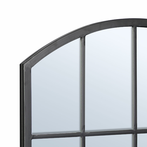 Arched Marais Iron Mirror