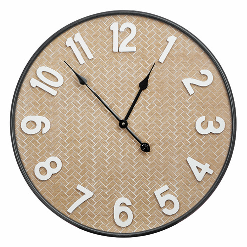 Maddison Lane 60cm Murphy Round Silent Wall Clock | Temple & Webster