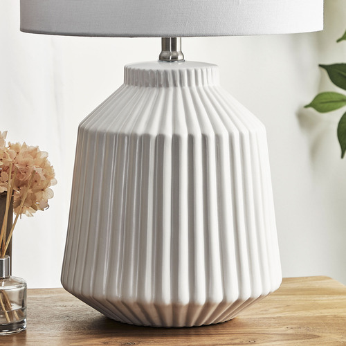 Pleat Ceramic Table Lamp