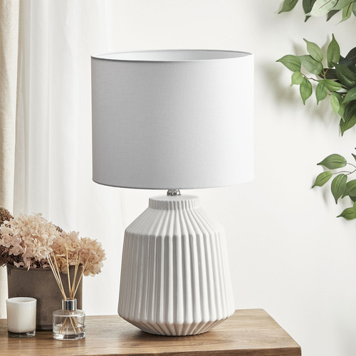 Pleat Ceramic Table Lamp