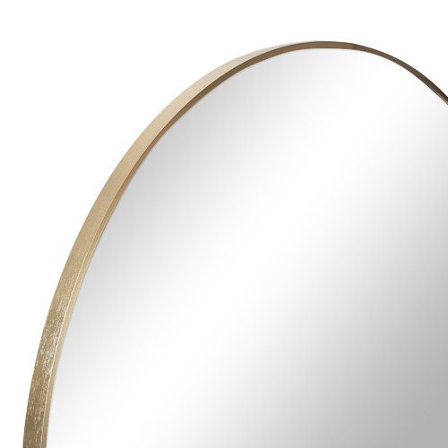Linda Round Aluminium Wall Mirror