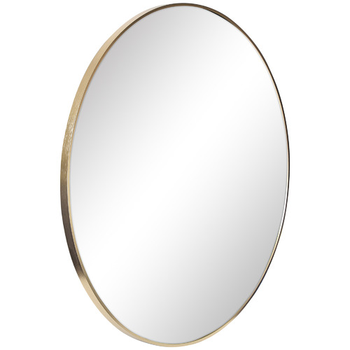 Linda Round Aluminium Wall Mirror