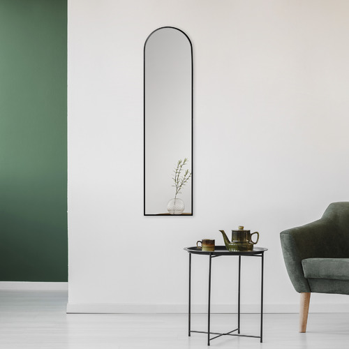 Cindy Arched Aluminium Wall Mirror
