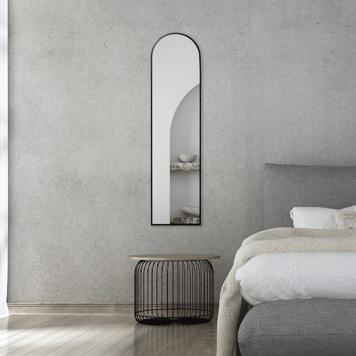 Cindy Arched Aluminium Wall Mirror