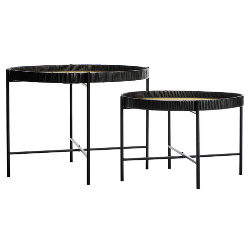 2 Piece Lindi Rattan Coffee Table Set