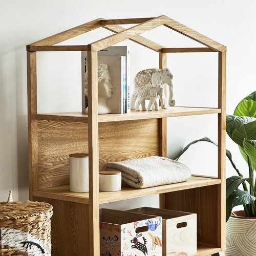 Maddison Lane Kids' Wooden Bookshelf Temple & ster