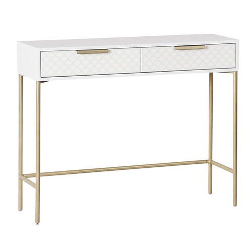 Maddison Lane Thomalia 2 Drawer Console Table Temple & ster