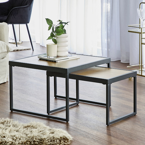 Maddison Lane 2 Piece Enzo Nesting Coffee Table Set Temple & ster