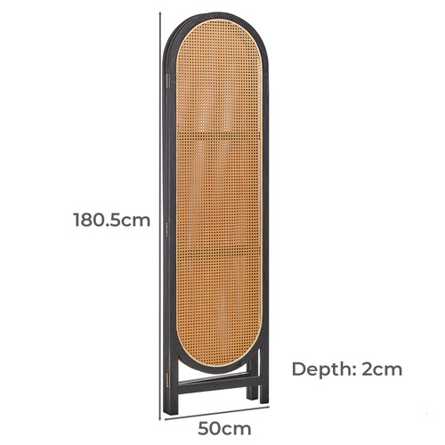 3 Panel Kojo Rattan Room Divider