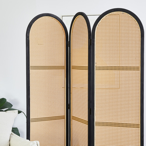 3 Panel Kojo Rattan Room Divider