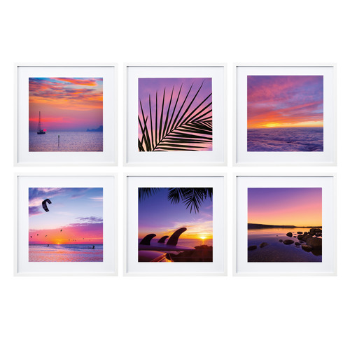 6 Piece Yuki Instant Photo Frames Set
