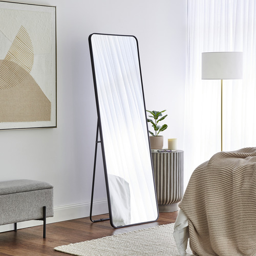 Elle-Rectangular-Stainless-Steel-Standing-Mirror