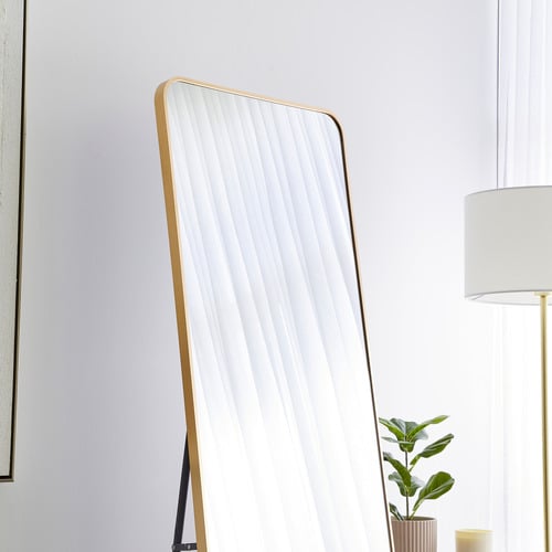 Elle-Rectangular-Stainless-Steel-Standing-Mirror
