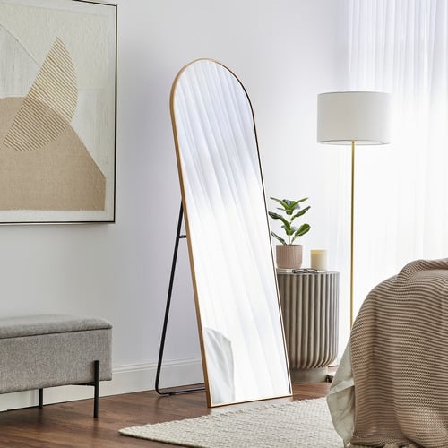 Bambi-Arched-Stainless-Steel-Standing-Mirror