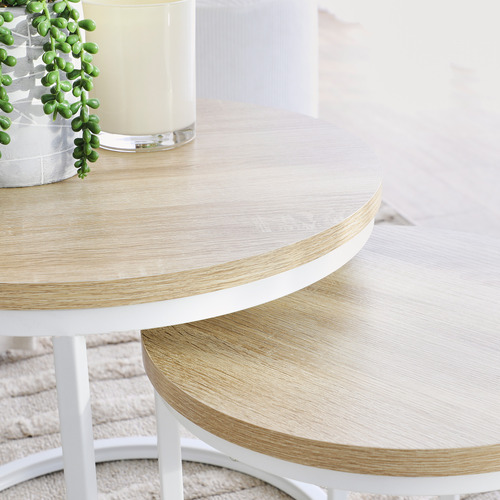 Maddison Lane 2 Piece Derek Nesting Side Table Set Temple & ster