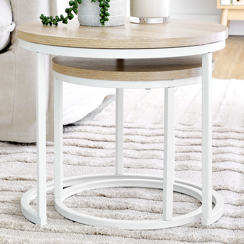 Maddison Lane 2 Piece Derek Nesting Side Table Set Temple & ster