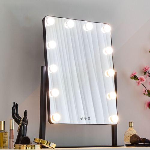 Carles Iron Tabletop Make-up Mirror